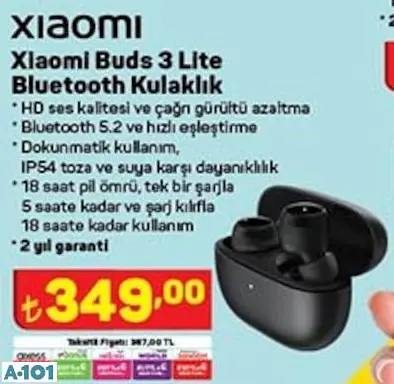 XİAOMİ BUDS 3 LİTE BLUETOOTH KULAKLIK